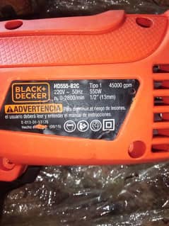 impact drill Black Decker v power full drill 550watts load japan Q 0