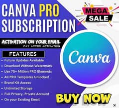 Canva Pro (6 months guarantee)