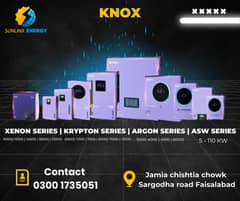 Hybrid Solar inverter / 6KW / konx pv8000 / hole sale price / Knox 0