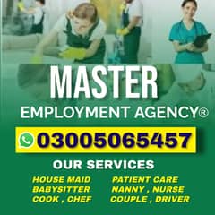 Maids || Cook || Babysitter || Helper || Patient care || Driver staff