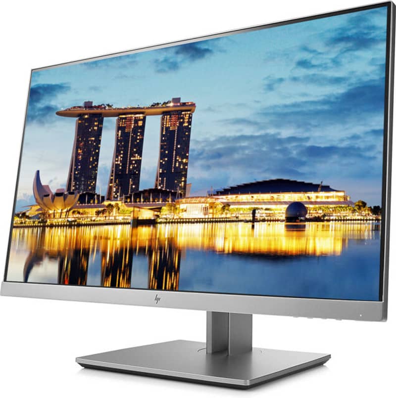 24" Inch HP E243 Borderless IPS Full HD LED Monitor | Silver Color 1