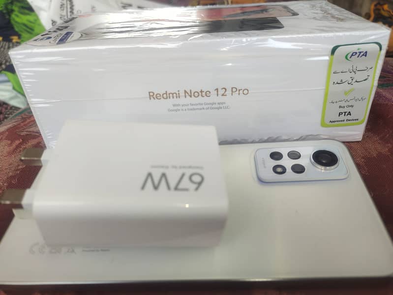 Redmi Note 12 Pro 10/10 6 months used in one hand 16