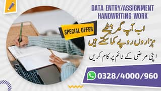 Online job/Assignment/Teaching/Typing/Deta entry/Male/Female/Teacher