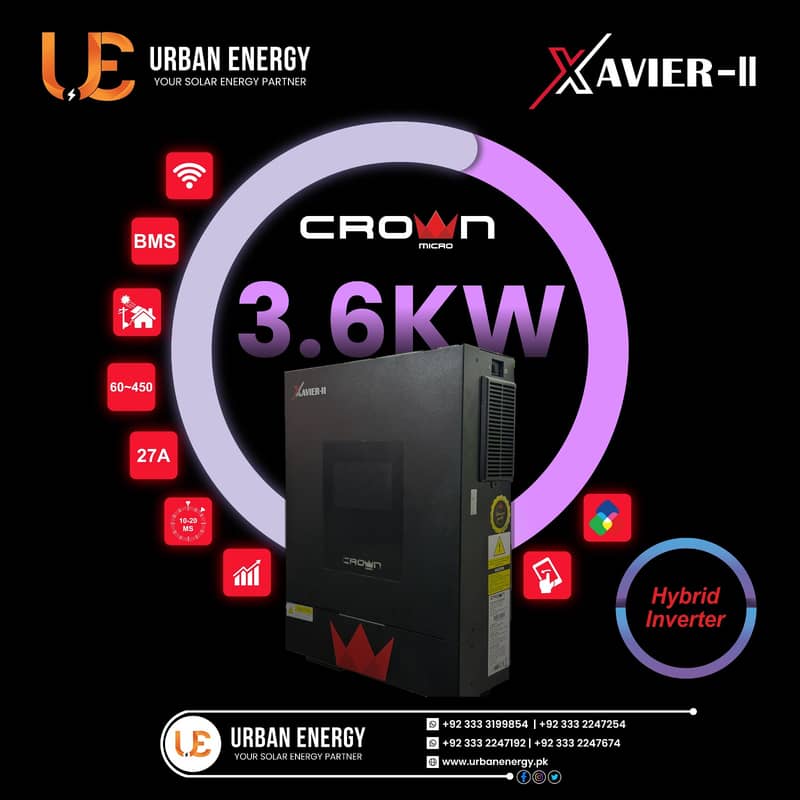 Crown Inverters (3kw,3.6kw,4kw) 1