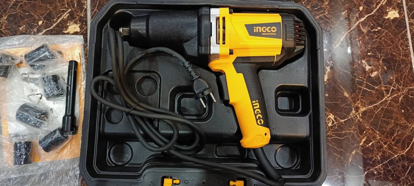 Ingco Drill machine Impact wrench 1050W - Box packed, not used 5