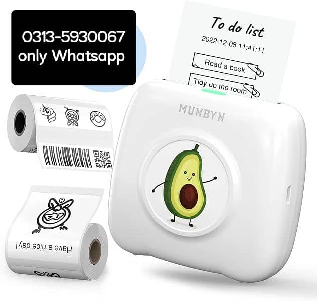 s12 mini label printer, maker pocket Bluetooth label sticker printer 1