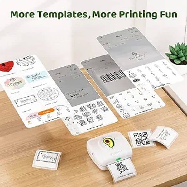 s12 mini label printer, maker pocket Bluetooth label sticker printer 4