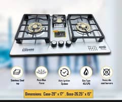 NEW MODEL JAPANESE KITCHEN GAS STOVE LPG HOOB HOB AIR HOOD 03044767637