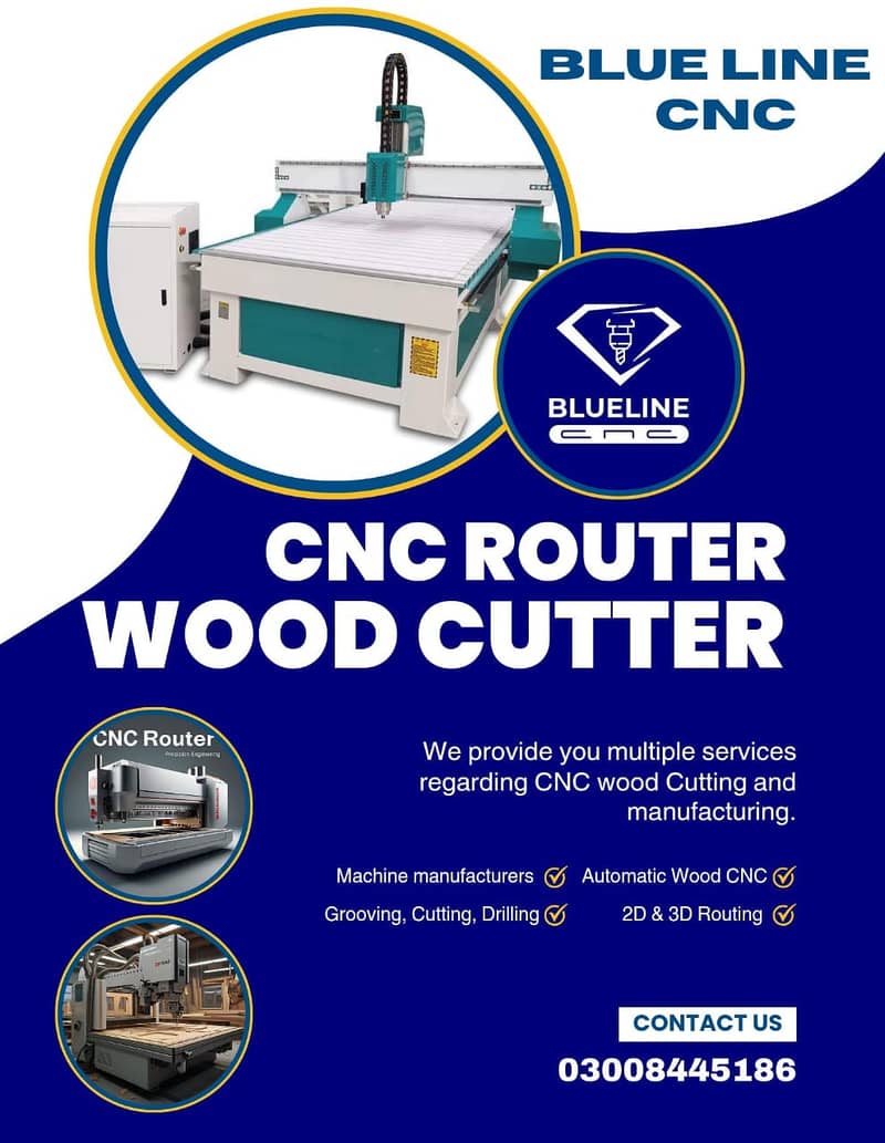 CNC Wood Router Machine/Laser Cutting Machine |wood Router All Sizes 0