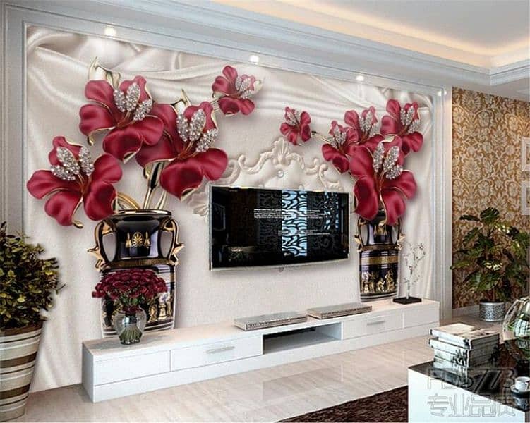 Decorate your house and office walls with beautiful 3D wallpapers 9