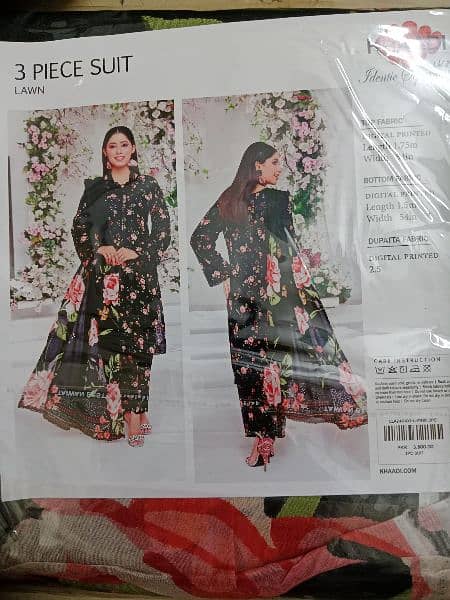 khaadi J. bonenza satrangi Malaika popular all owar 3piece 4