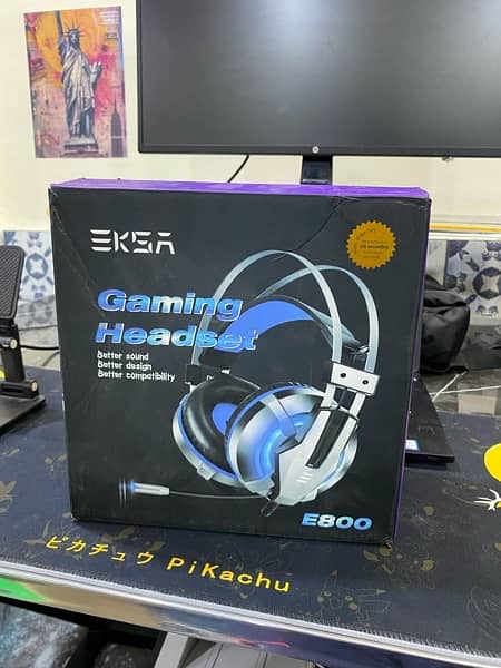 ESKA E800 gaming headphone delivery available for details 03278694670 8