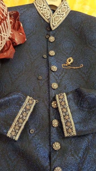 groom sherwani with hand made khuusa 2