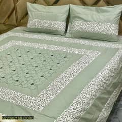 3 pcs Cotton Printed Bedsheets