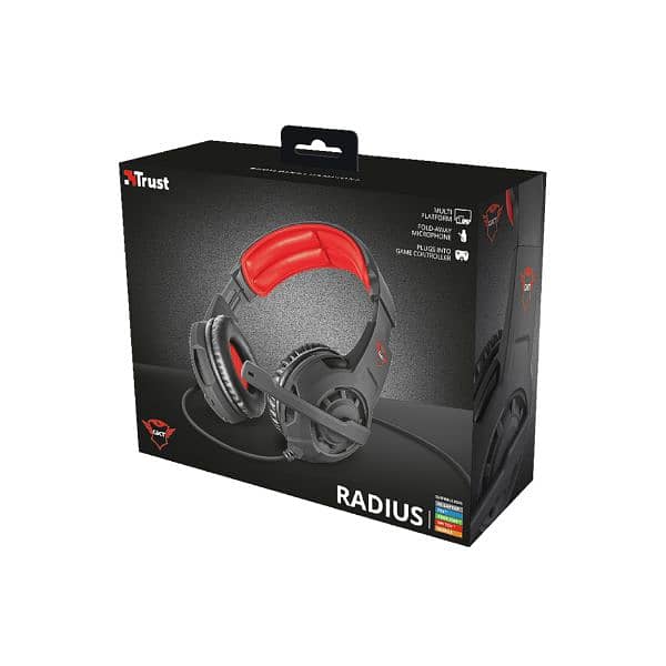 Trust GXT310 Radius Gaming Headset gaming headphones microphone black 2