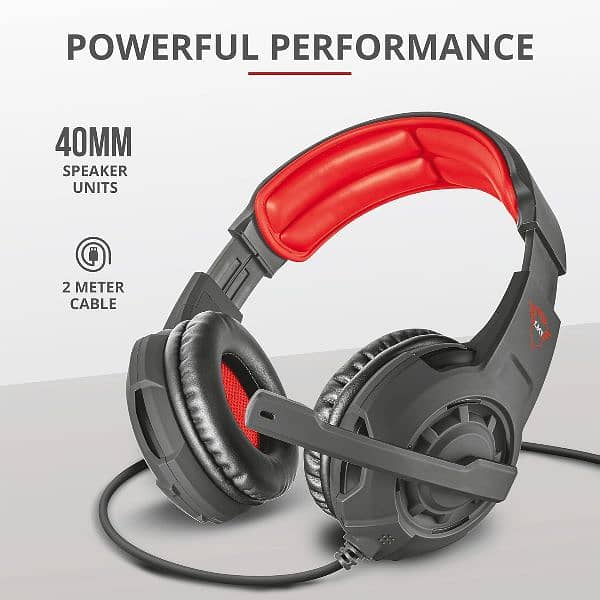 Trust GXT310 Radius Gaming Headset gaming headphones microphone black 3