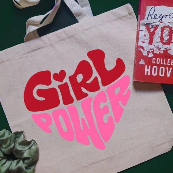 Girl Power tote bag 1