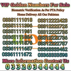 Ufone VIP Golden Numbers For Sale