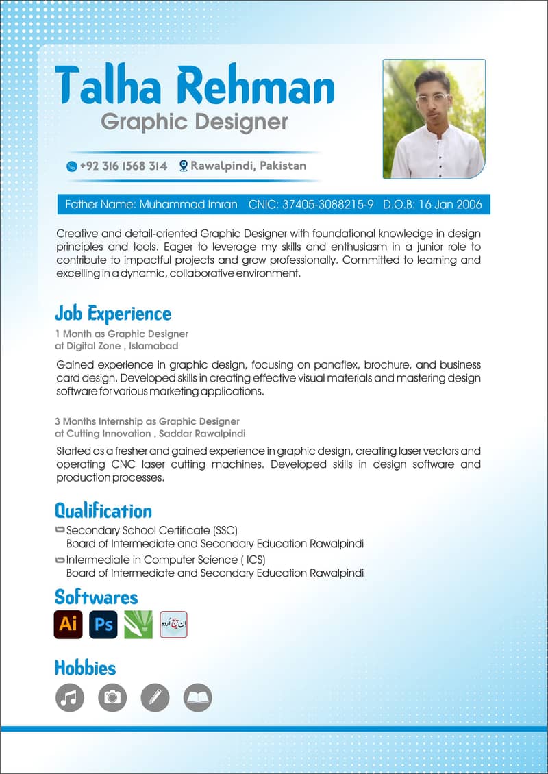 Graphic Designer Want Job 0