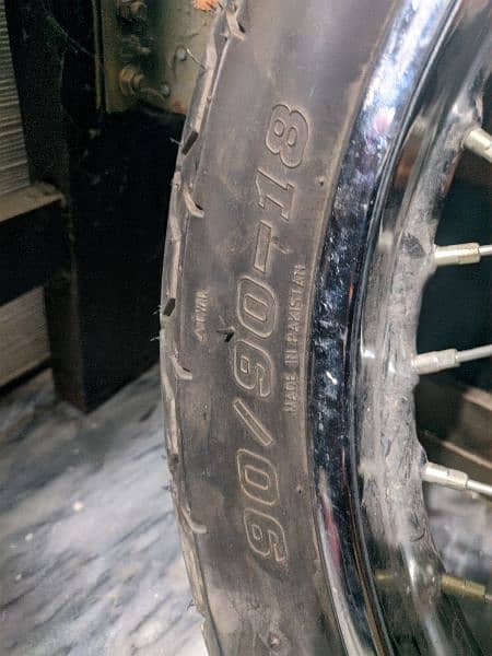 Rim tyre 90-90-18 2