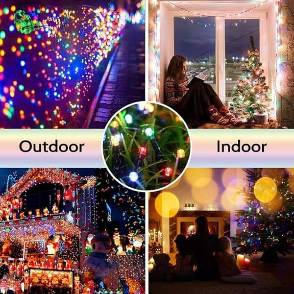 string Lights, 200 LED 72ft 8 Modes Battery Waterproof Fairy String 2