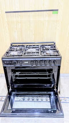 Cooking range. Microwave oven plus Stoves