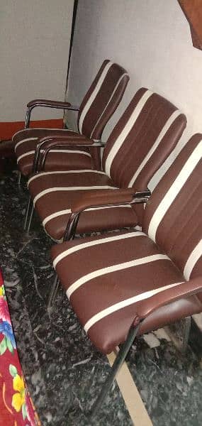 3 chairs urgent for sell 2