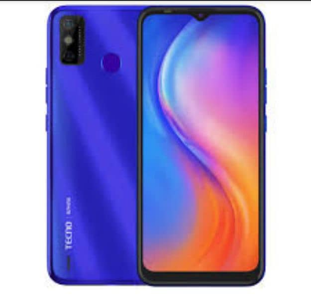 TECno spark 6 go 4/64 hai blue color 0