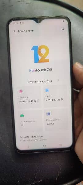 Vivo Y33s 8,128 with Box 1