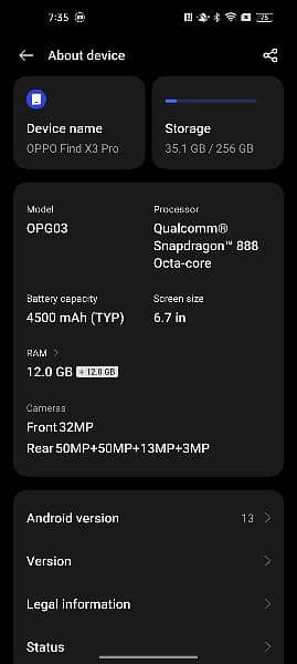 oppo find x3 pro 12+12/256 5g 4