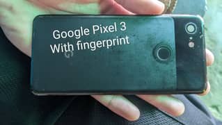 Google Pixel 3 back with fingerprint sensor useable