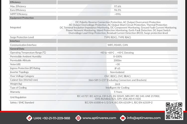 Nitrox 8KW-48V SP-HYBRID, Solar inverter 3