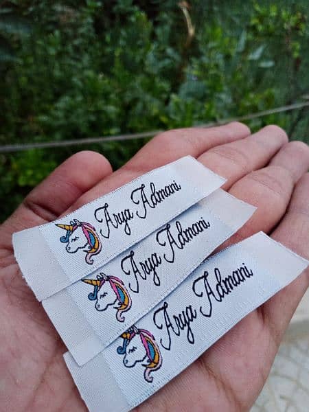 Woven tag|Customize Tag|Fabric Tag|Abaya logo|Woven labels|patches 1