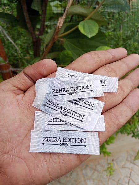 Woven tag|Customize Tag|Fabric Tag|Abaya logo|Woven labels|patches 3