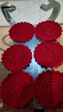 crochet glass and jug covers 0