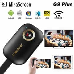 MiraScreen G9 Plus 2.4G 5G 1080P/4K Wireless HDMI Wifi Dongle TV 0