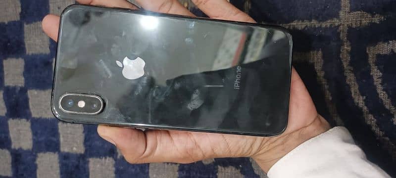 iphonexs 64gb sim working  non PTA battery change  interlink  battry 0