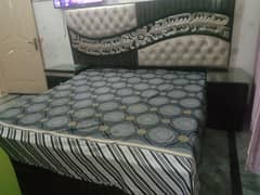 wooden high gloose very heavy bed set 03008125456 0