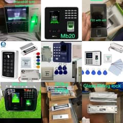 ZKteco biometric attendance machine electric door lock access control