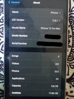 iphone 12 pro max Non PTA 0