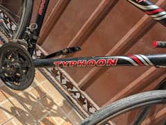 Typhoon racing cycle Red Black colour