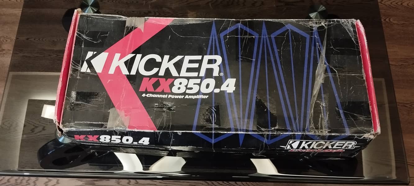 Kicker 850.4 four channel hi end amplifier 1