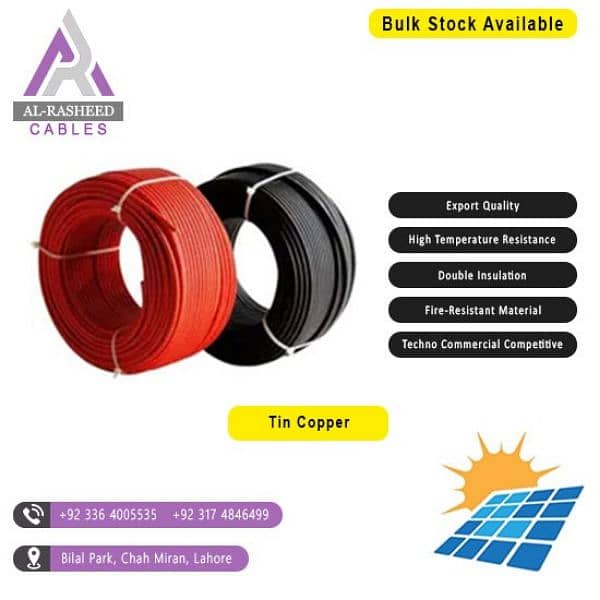 Solar Panel Wires 6mm 3