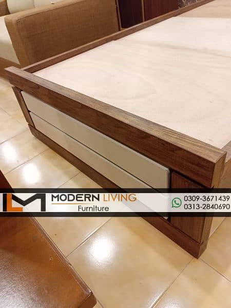 Modern Single bed one side table best quality in your choice colours 8