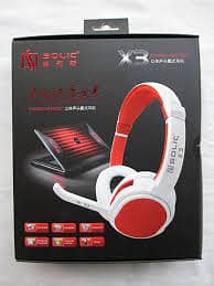 SOLIC RED headset X3 0