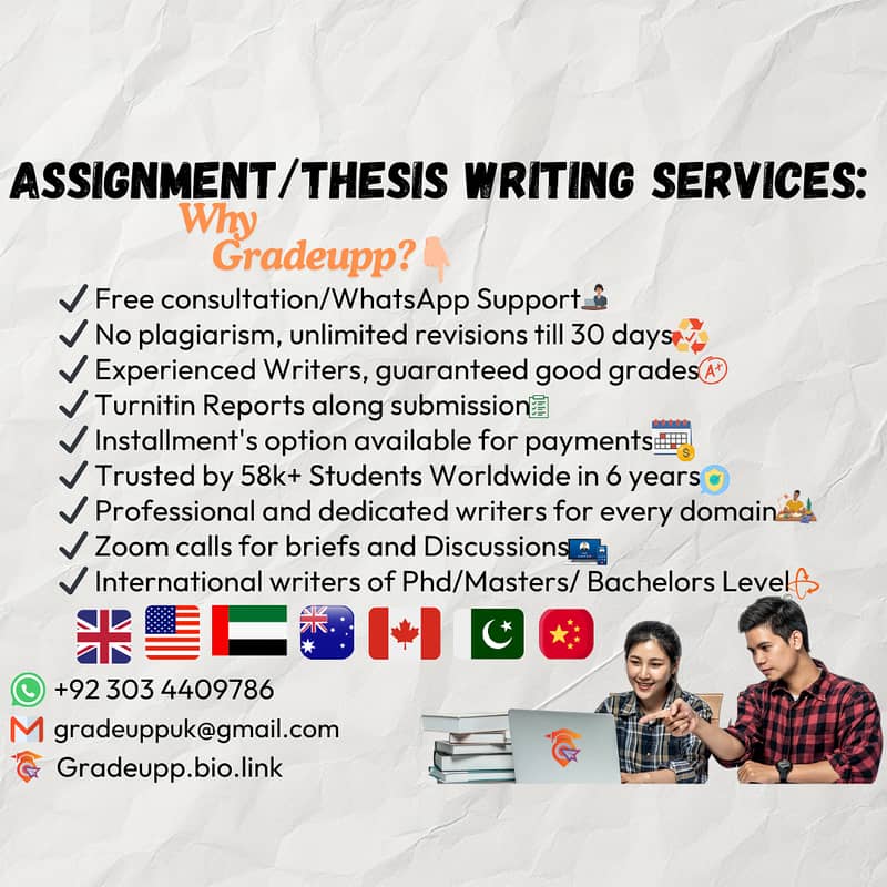 Assignment Writing/Thesis/Essay/Coursework/Dissertation/SPSS/MAB/HND 0