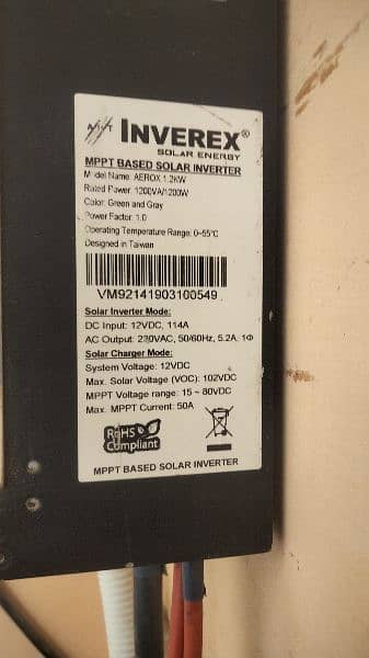 Inverex Aerox 1.2KW Solar Inverter 1