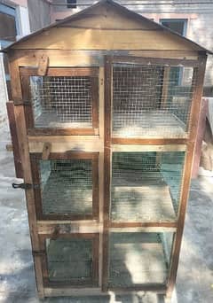 Best wooden cage for parrot /hens 4 month use only