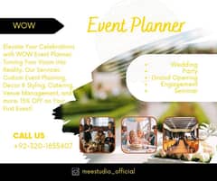 WOW Event Planner Turning Your Vision into Reality.