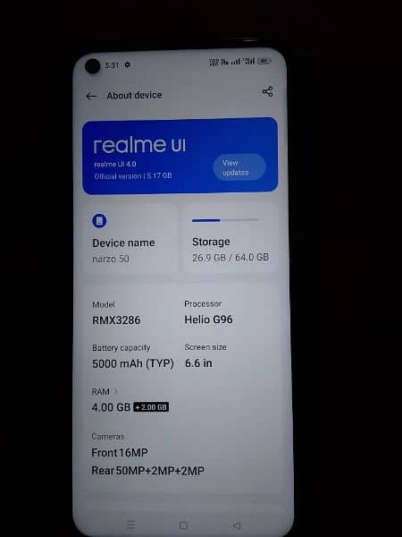 Realme narzo 50 gaming phone 5